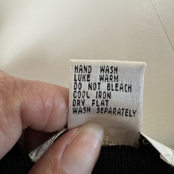 Pappagallo Navy Blue Cardigan Embroidered Chest Pocket Size XL - Picture 7 of 11